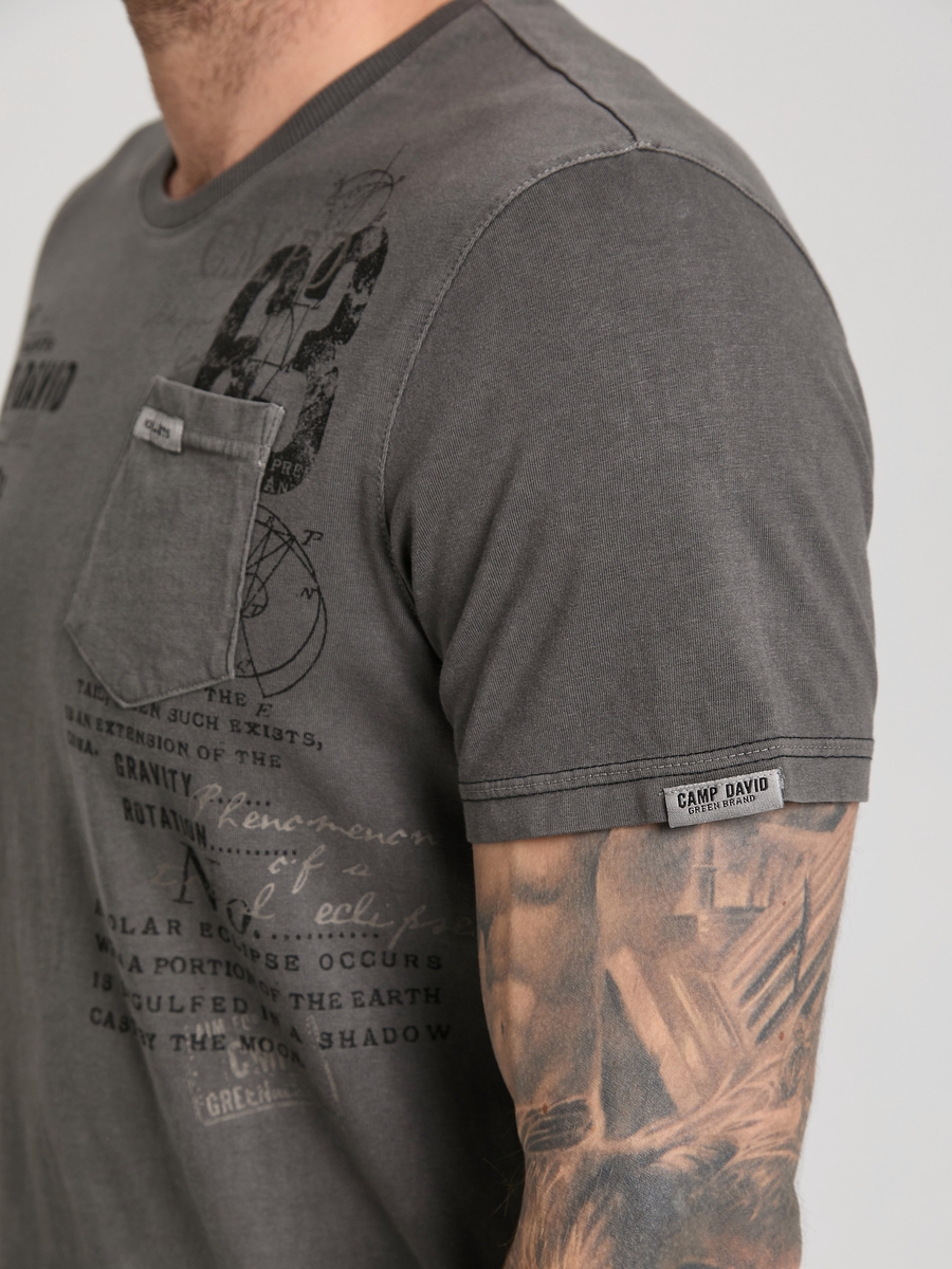 футболка GOTS 100% mud