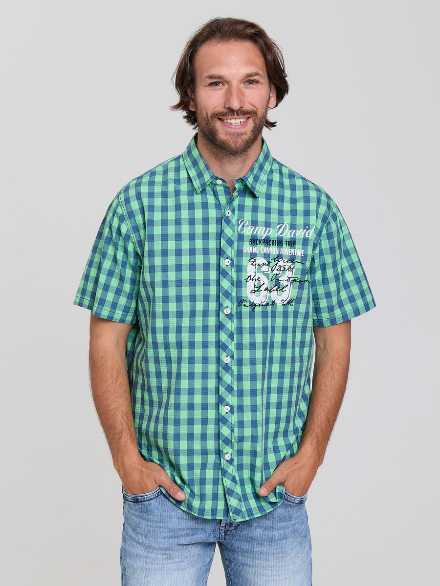 рубашка check mint