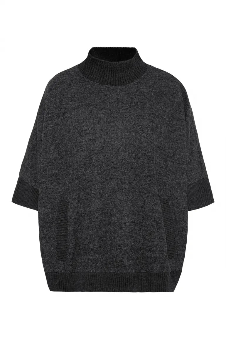 пуловер oversize black