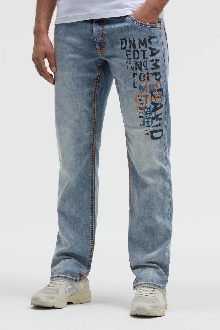 джинсы  CO:NO:C622 vintage blue print