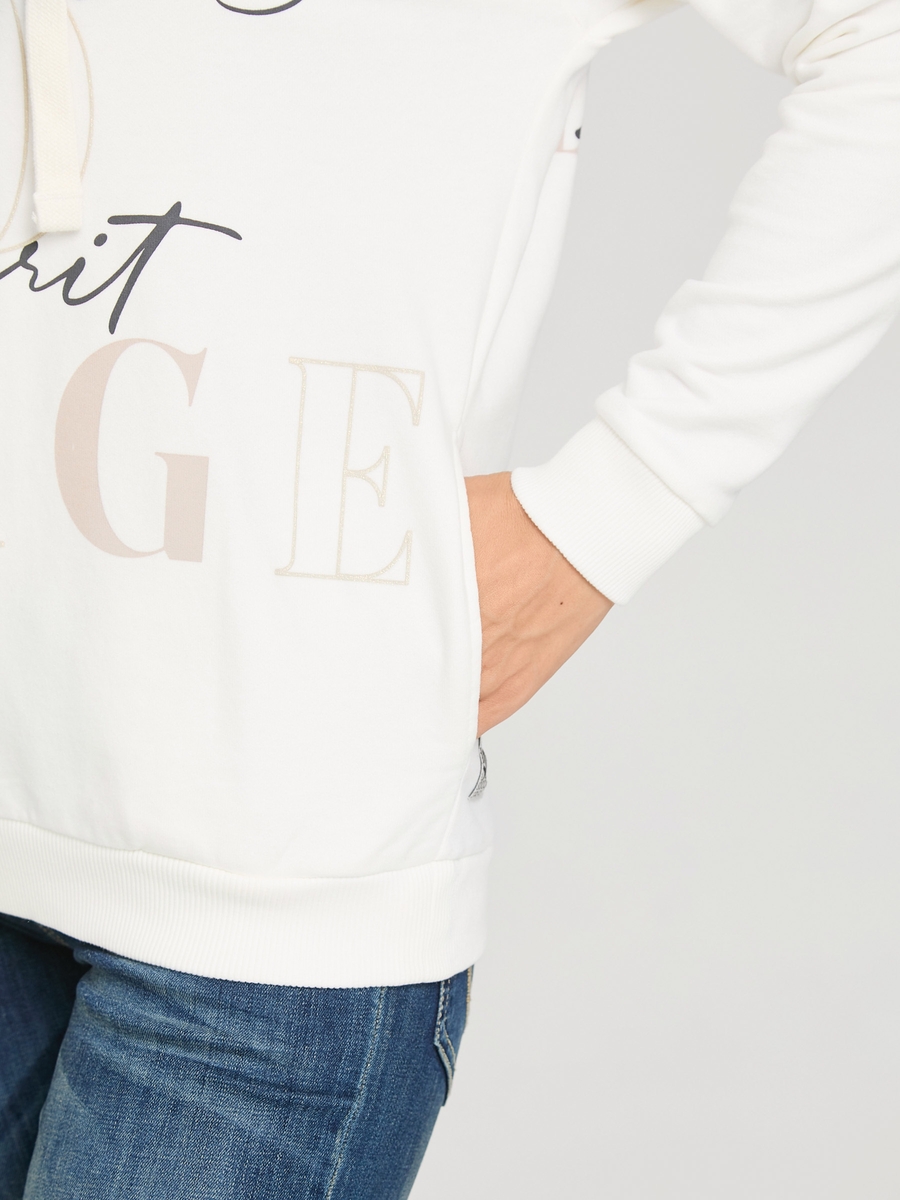 худи oversize ivory