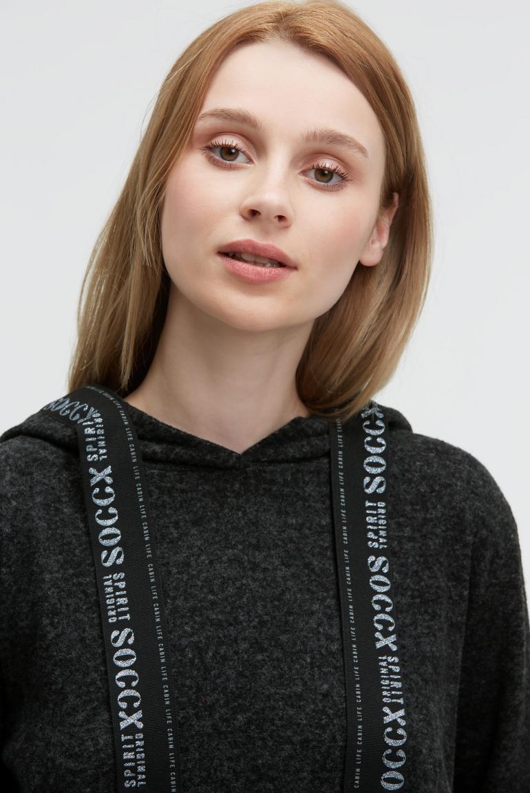 худи black melange