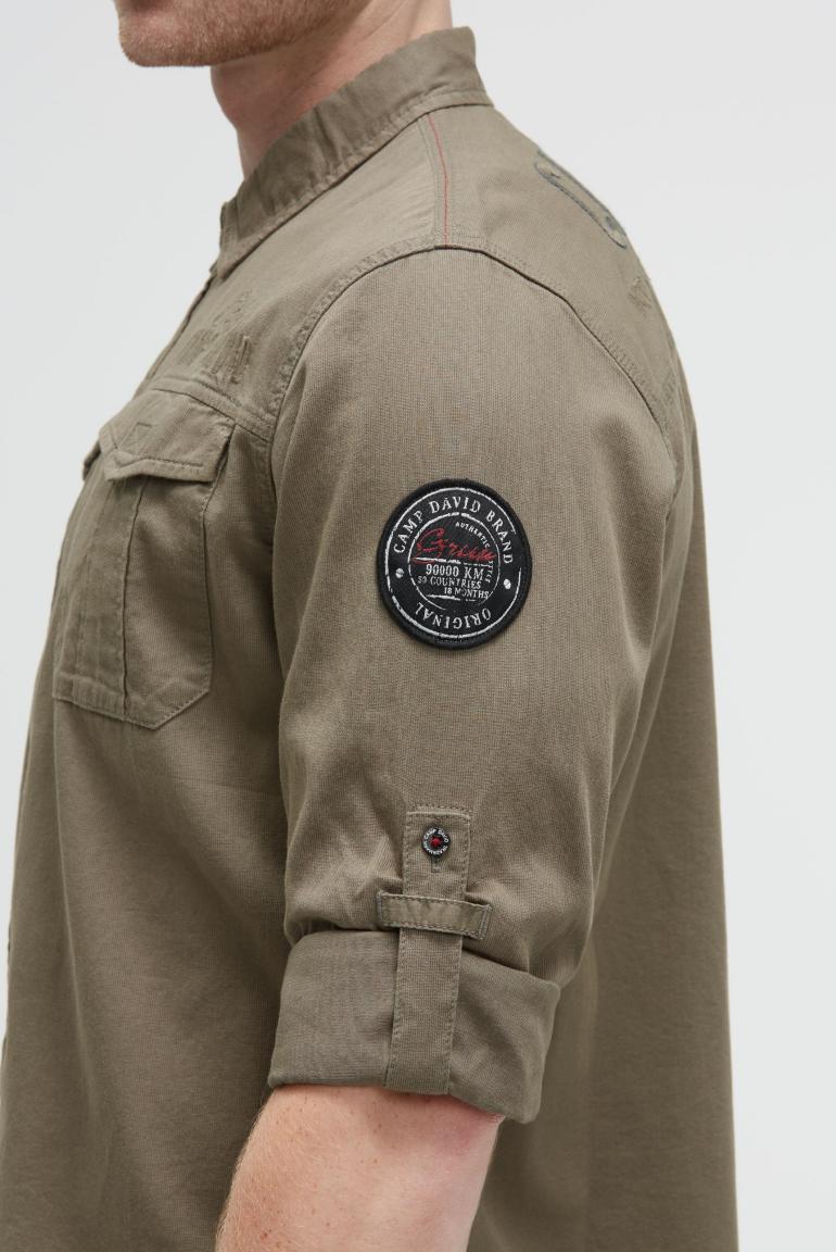 рубашка vintage khaki