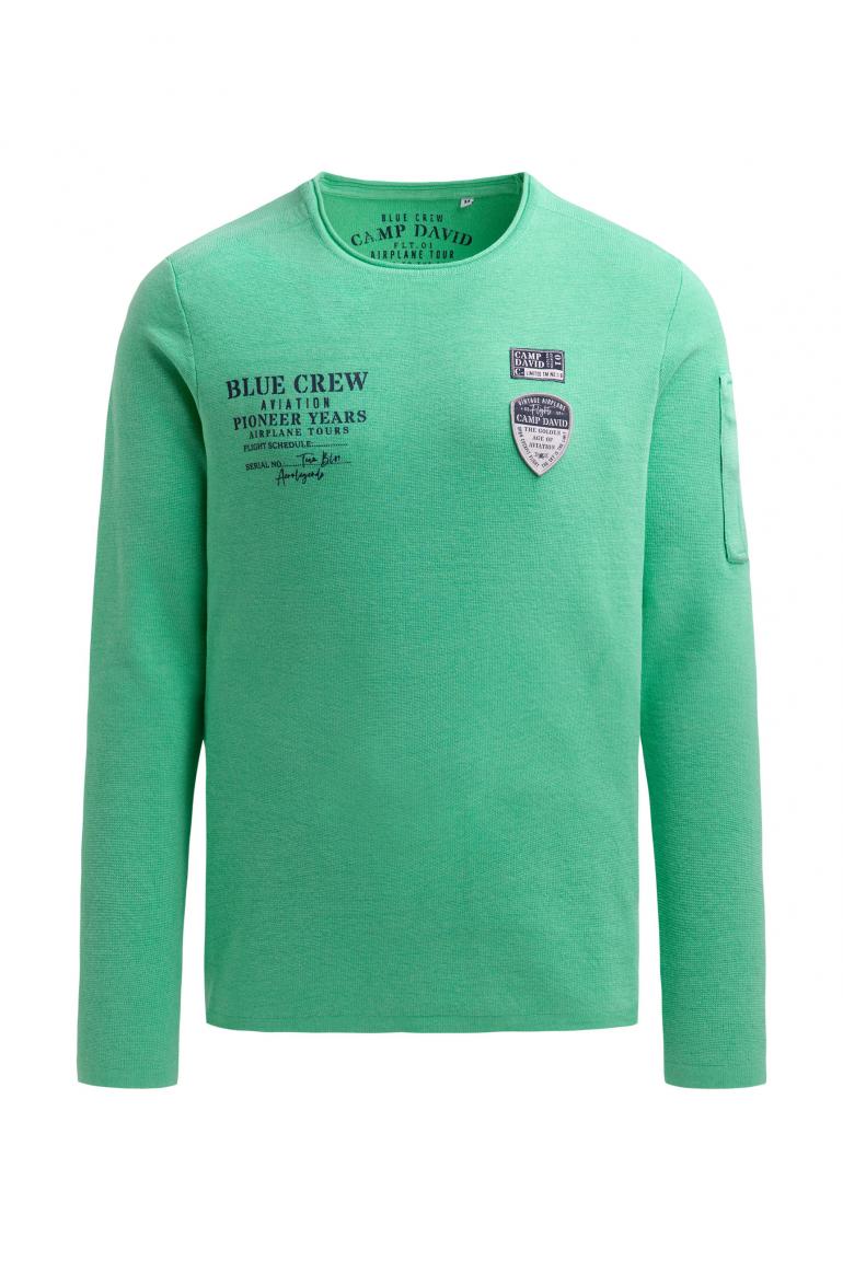 пуловер flight green