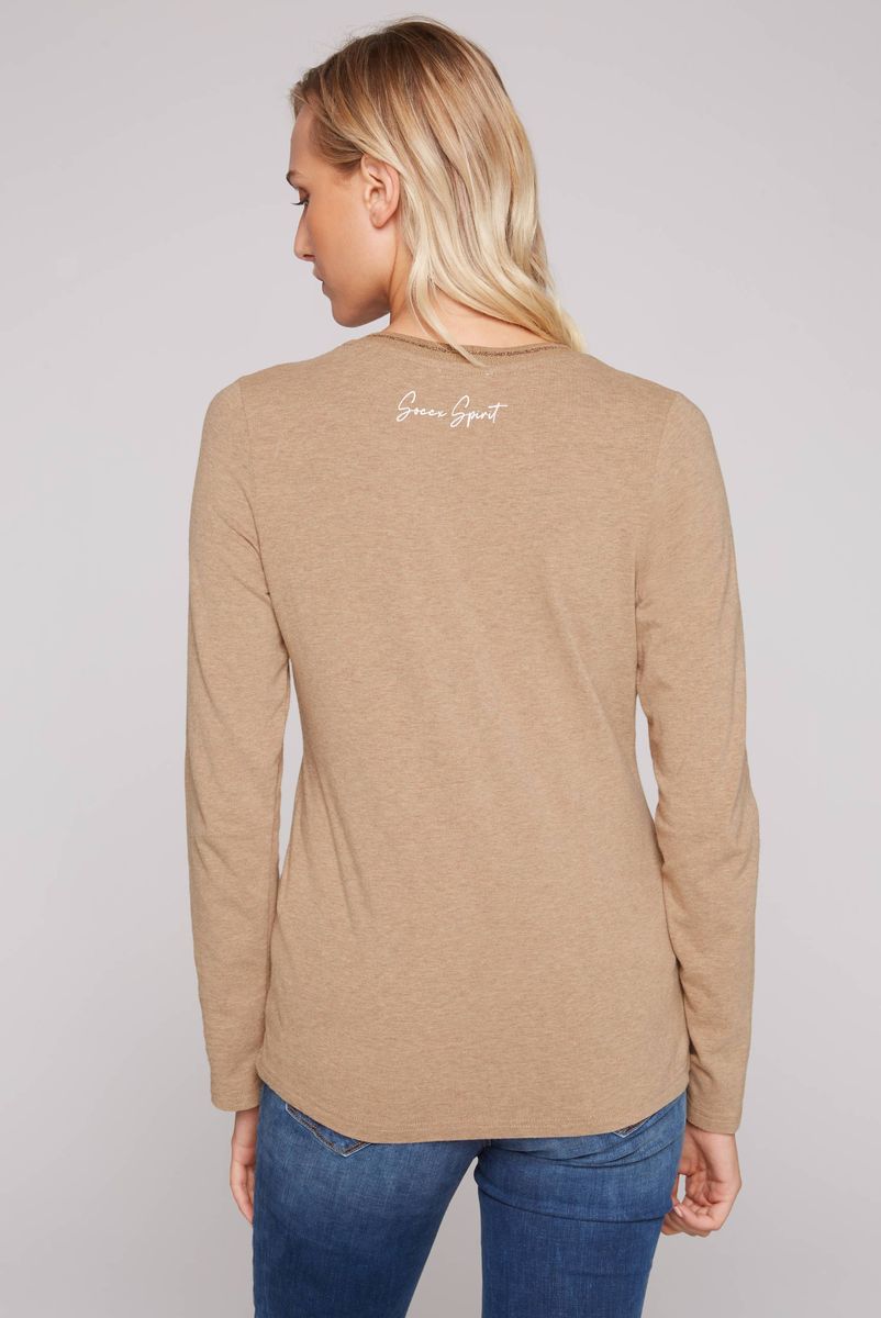 лонгслив  chestnut melange
