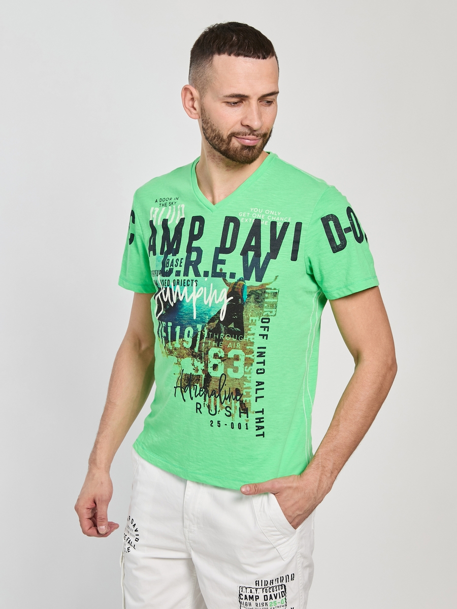 футболка electric green