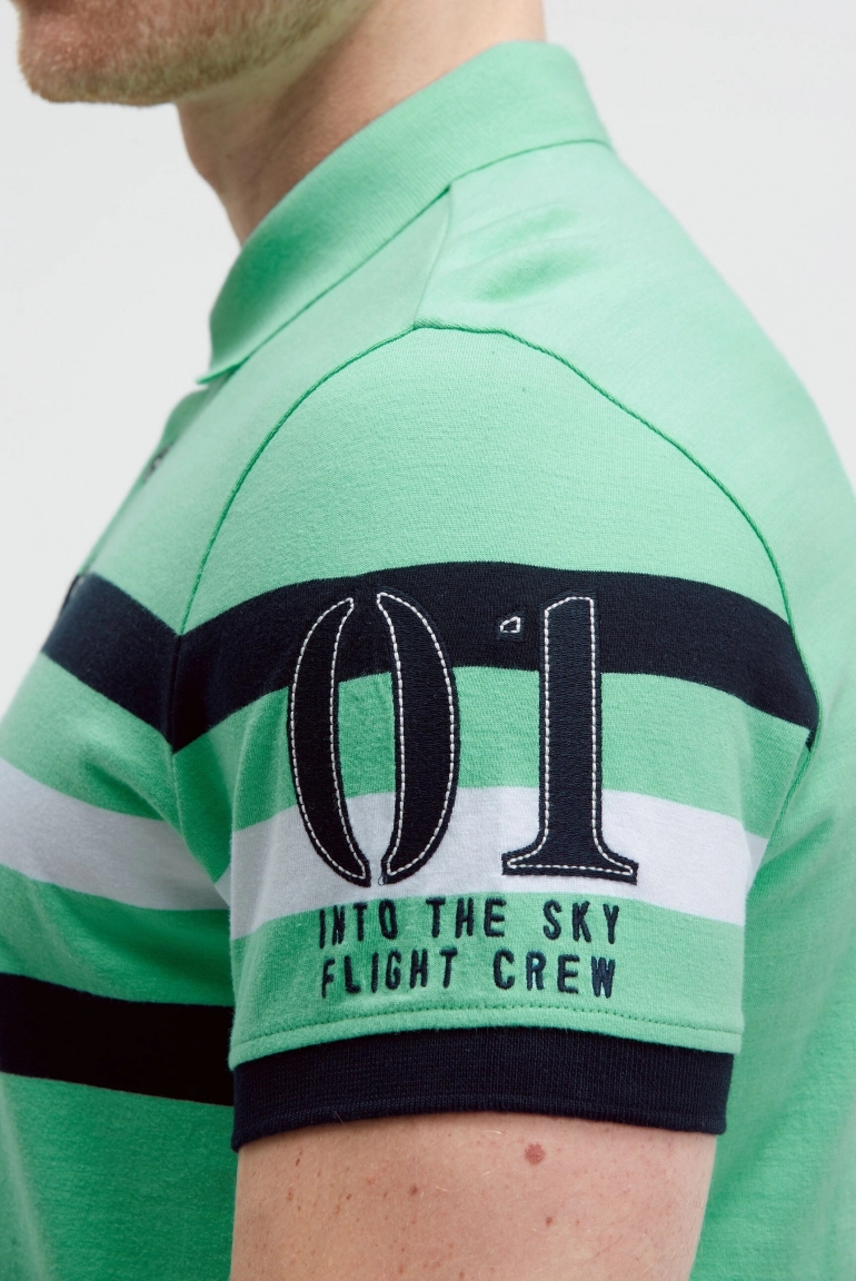 поло  flight green
