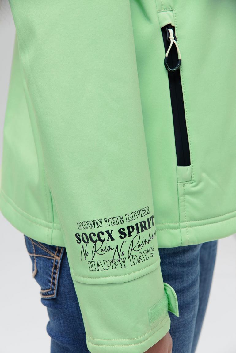 куртка softshel milky green