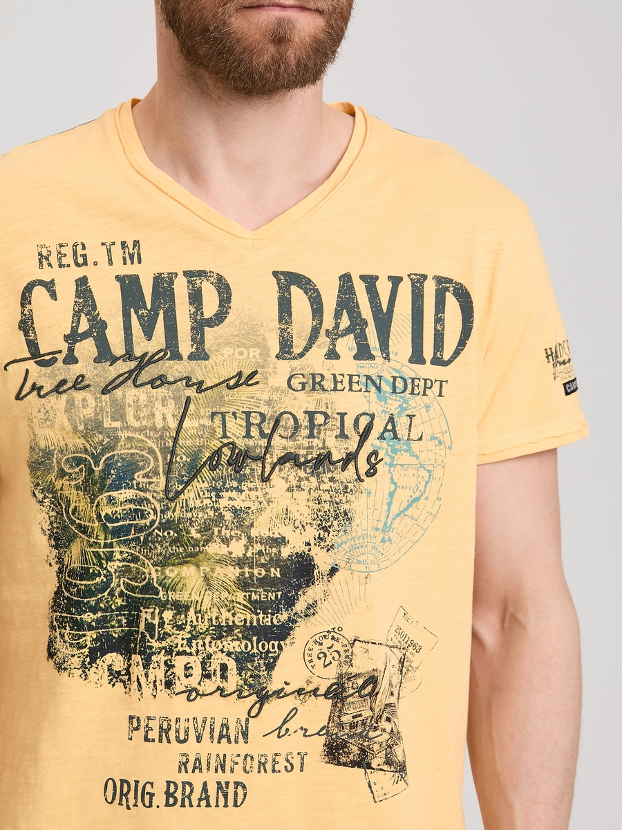 футболка  GOTS 100% mountain yellow
