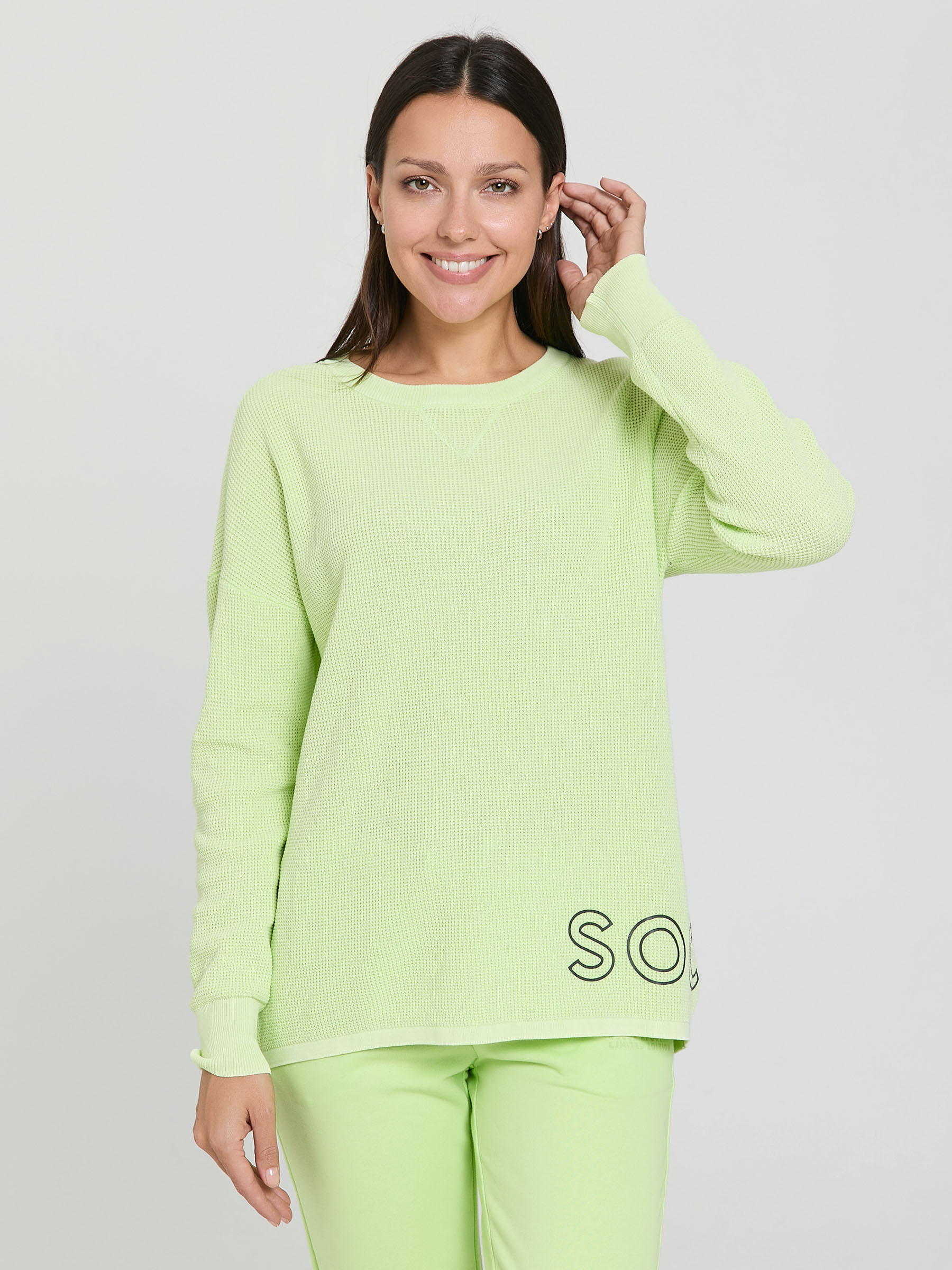 пуловер oversize wasabi
