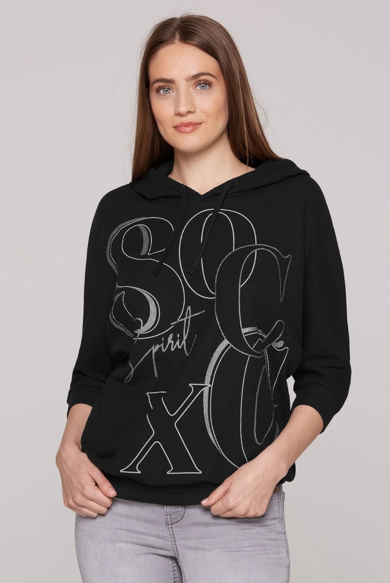 худи oversize black