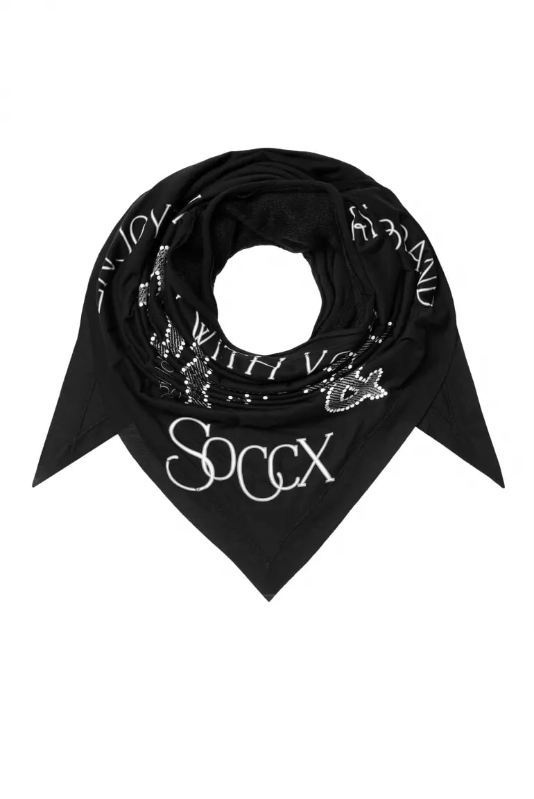 шарф black
