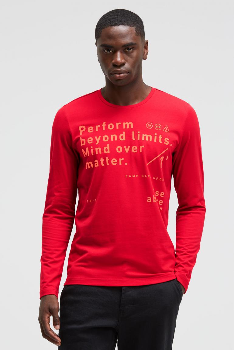 лонгслив bright red