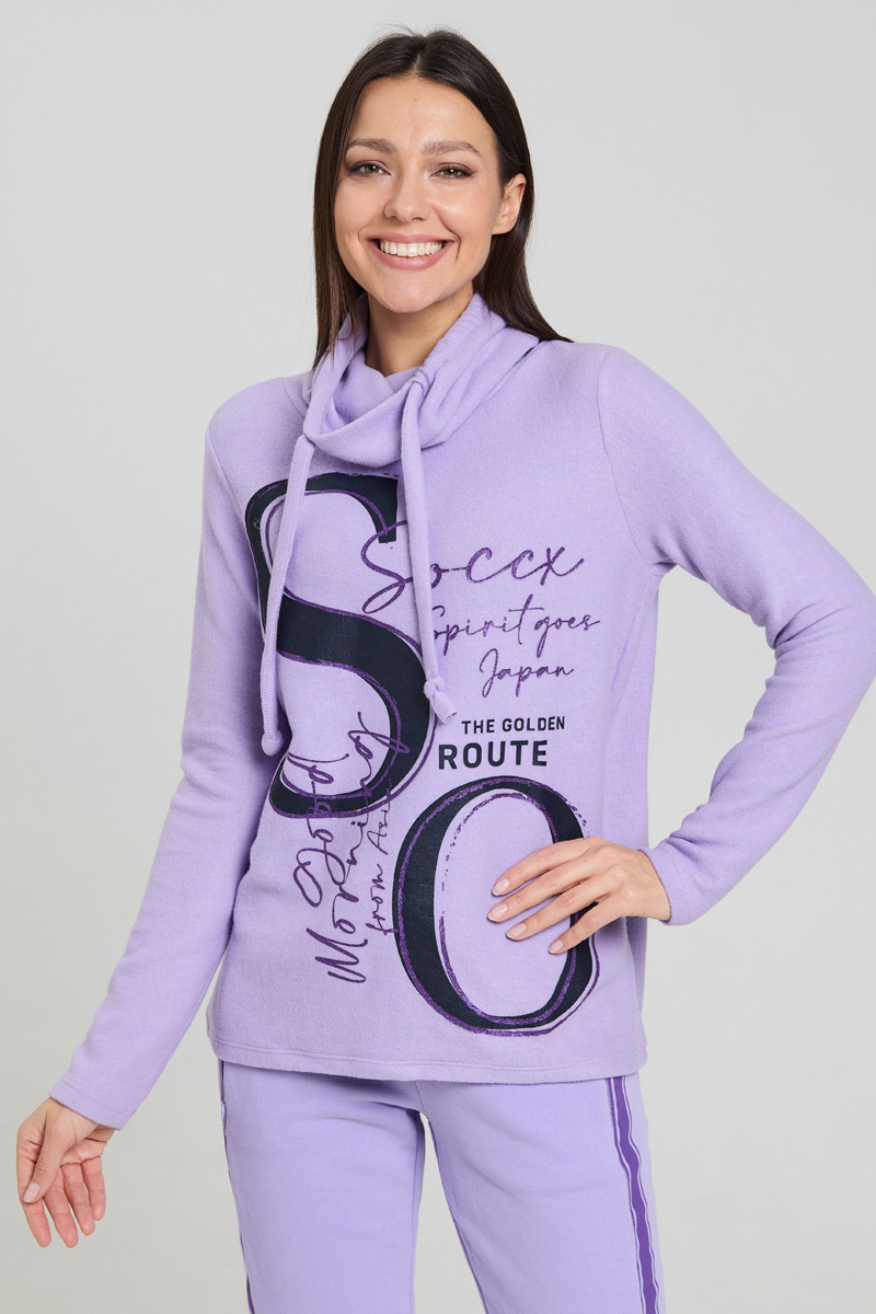 пуловер faded lavender