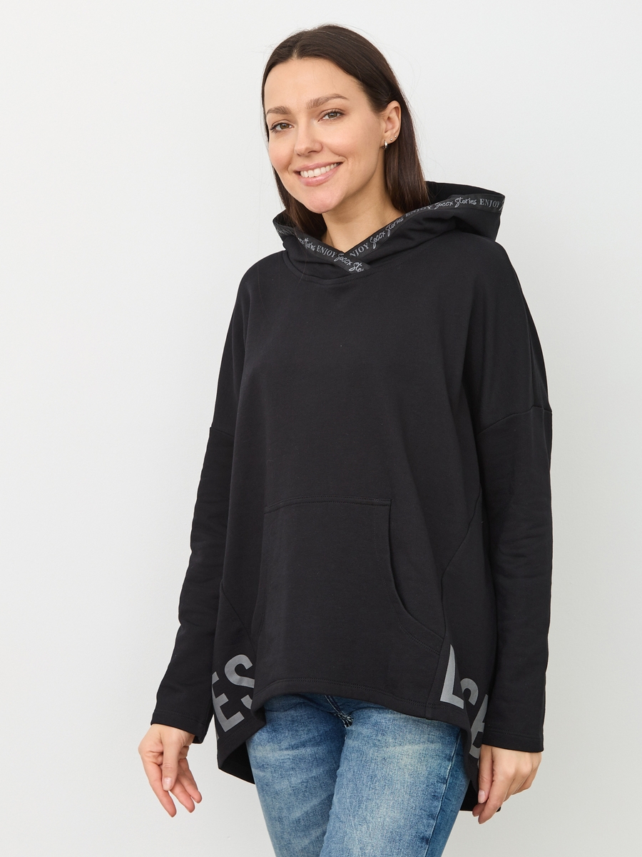 худи oversize black
