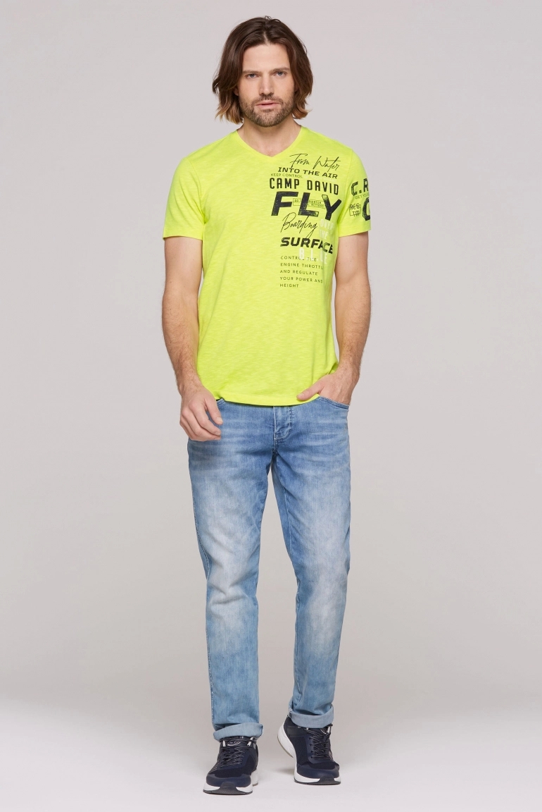 футболка electric yellow