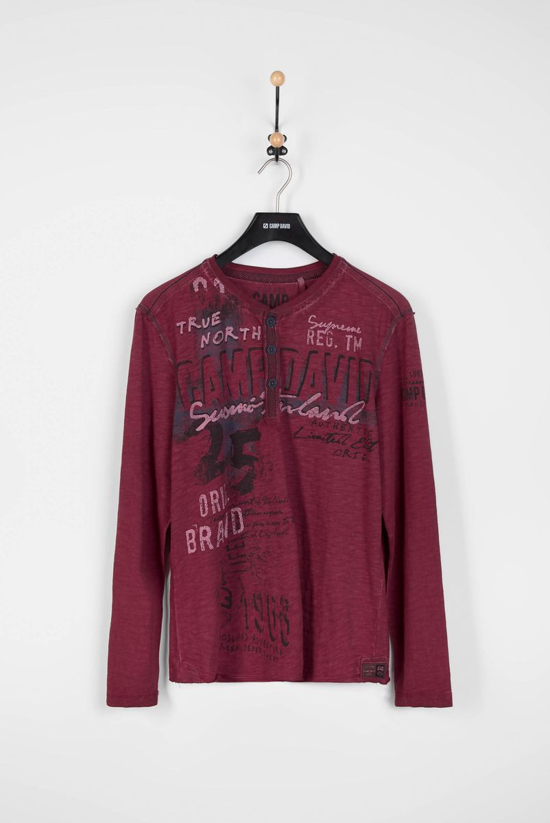лонгслив dark red