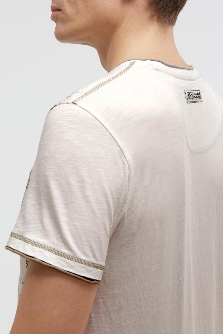 футболка v-neck ivory