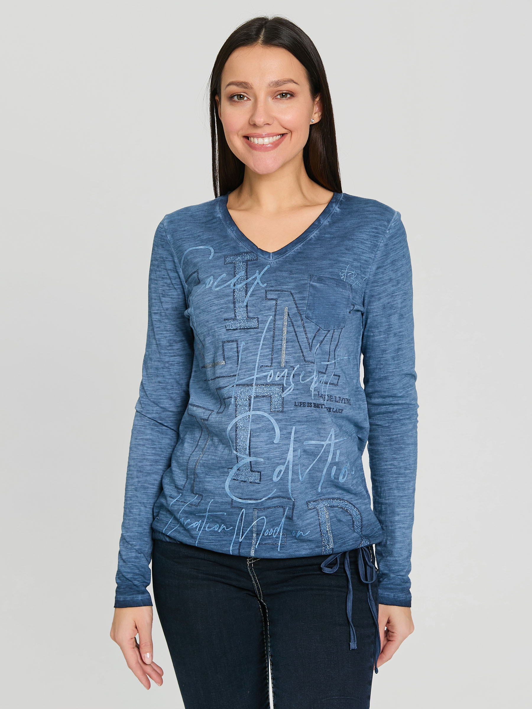 лонгслив blue navy