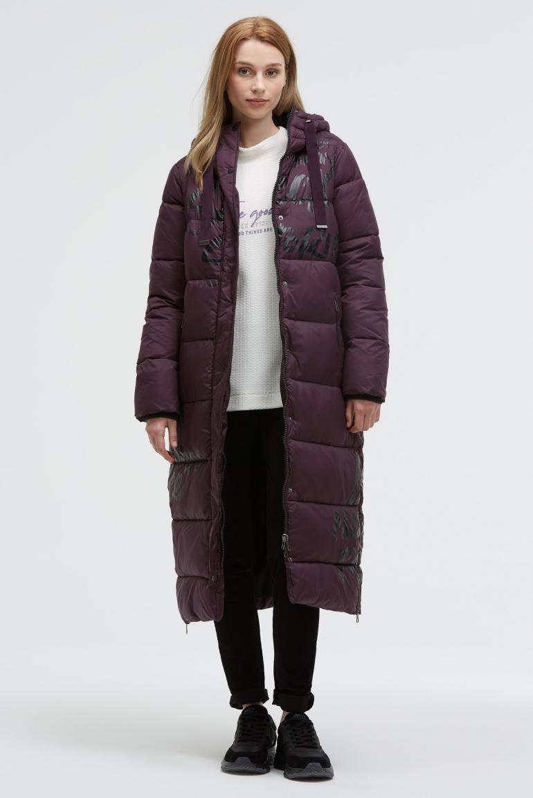 пальто night plum