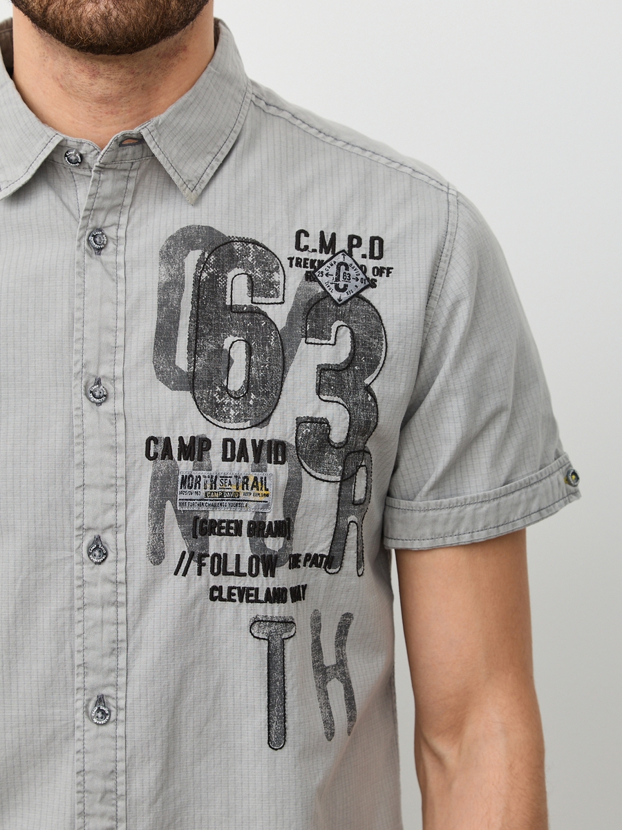 рубашка polo grey