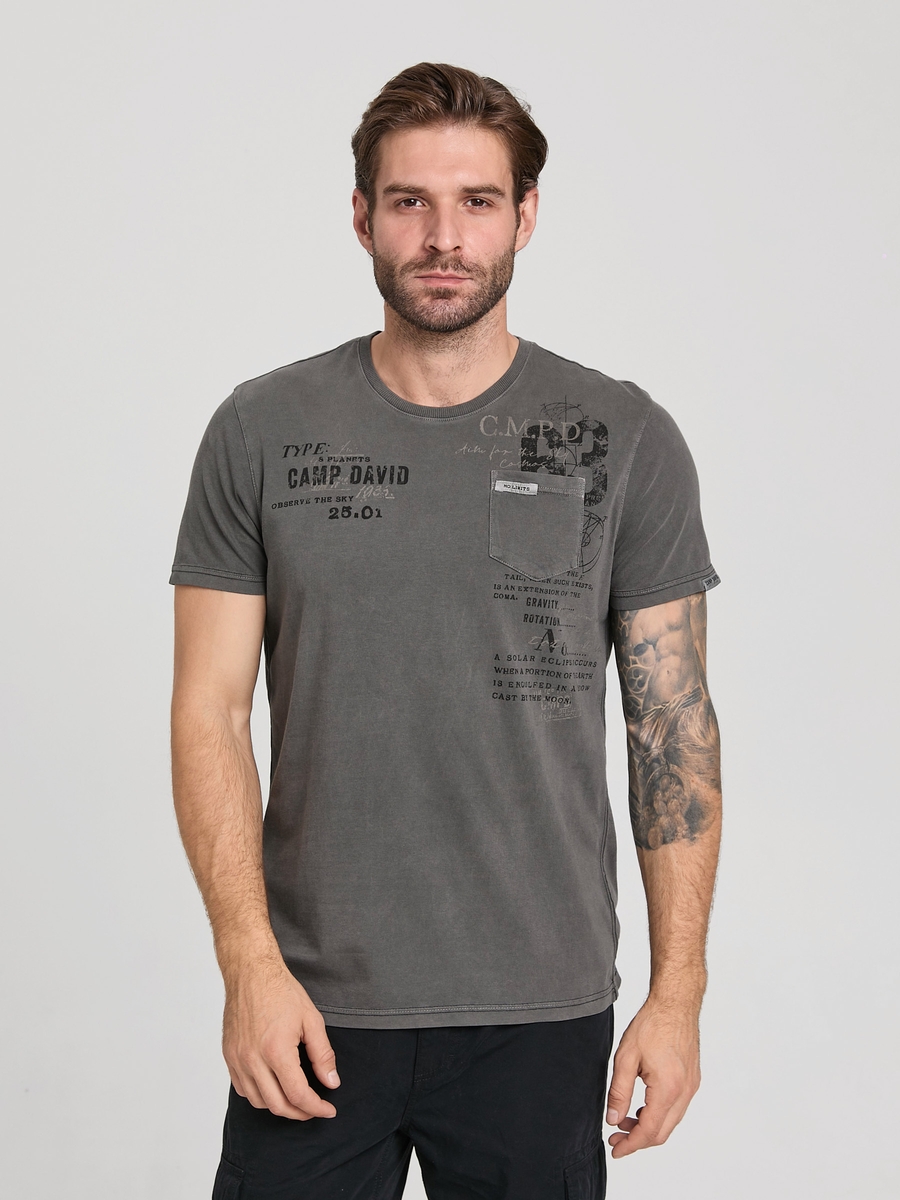 футболка GOTS 100% mud