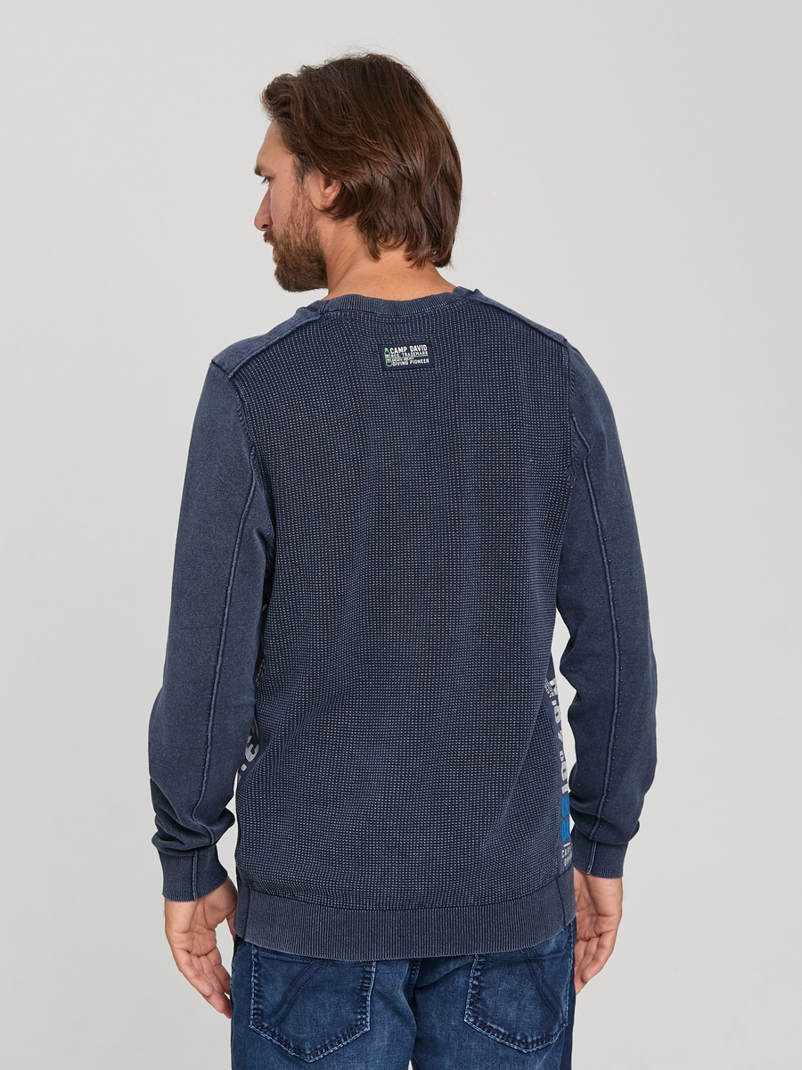 пуловер blue navy