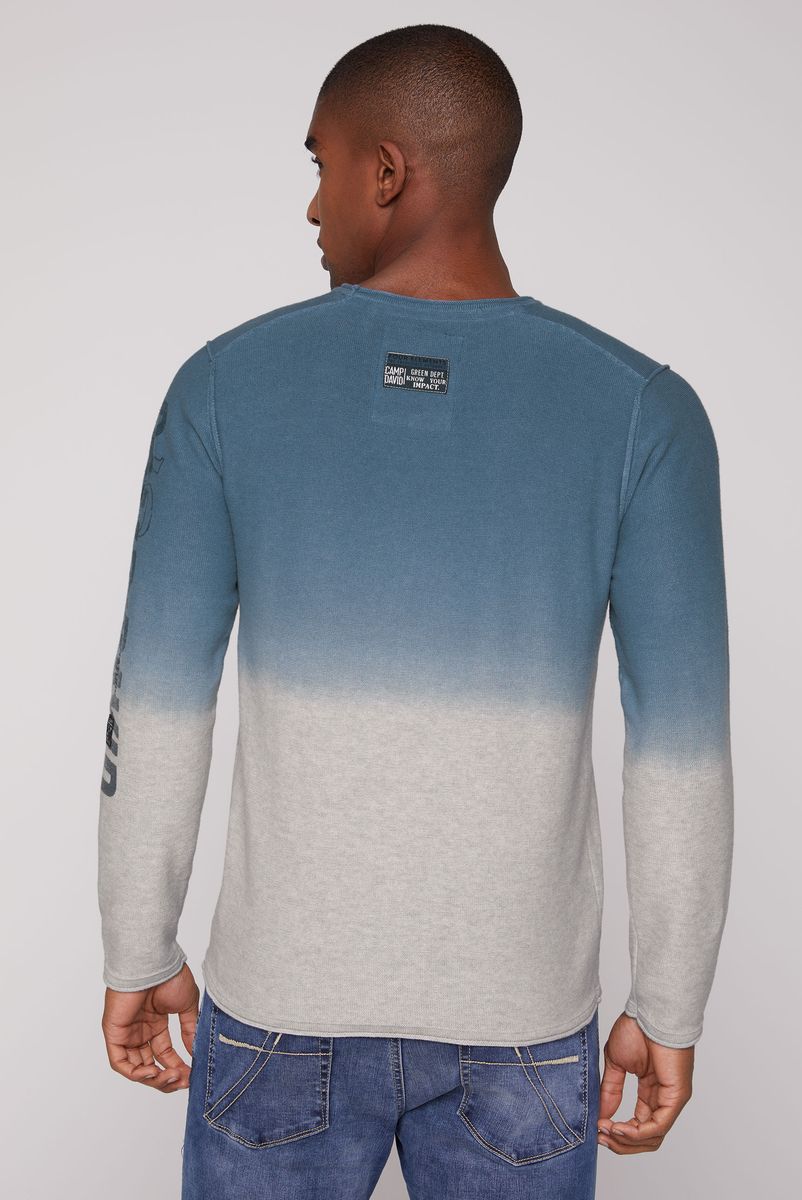 пуловер blue grey