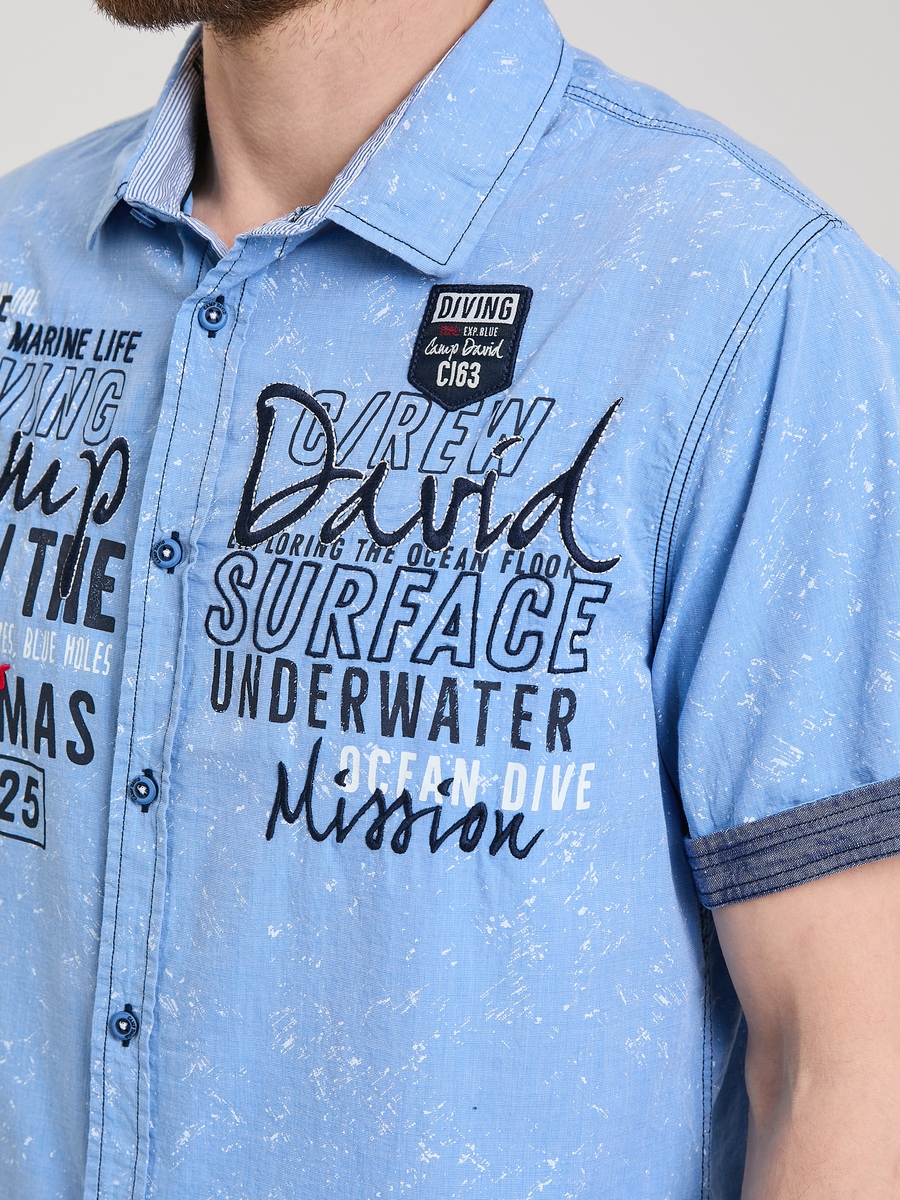 рубашка scuba blue