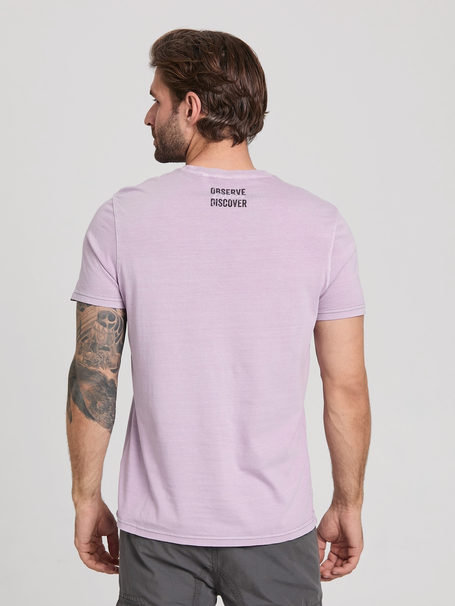 футболка GOTS 100% french violet
