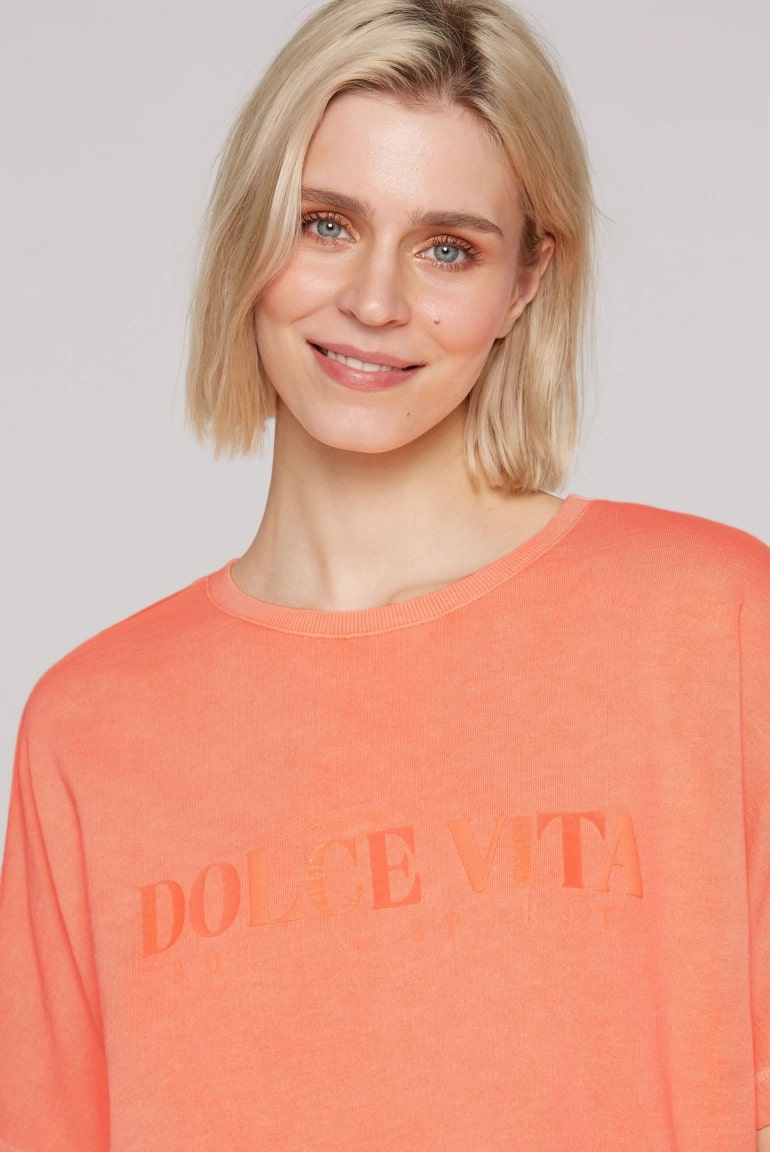 свитшот oversize electric orange