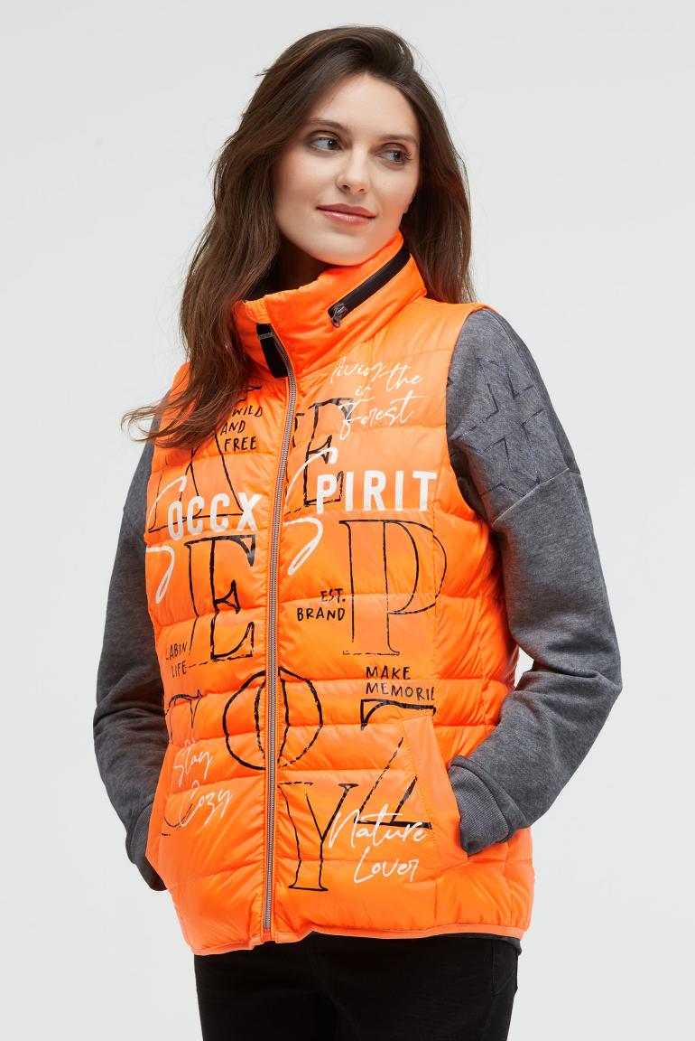 жилет brilliant orange neon