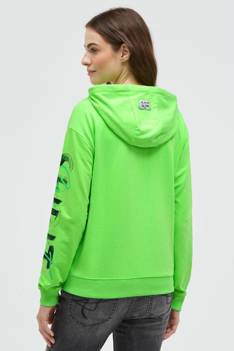 толстовка neon leaf