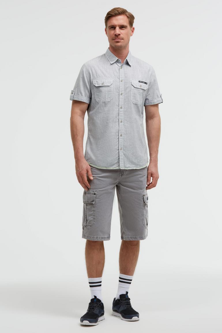 рубашка muscle fit blue navy