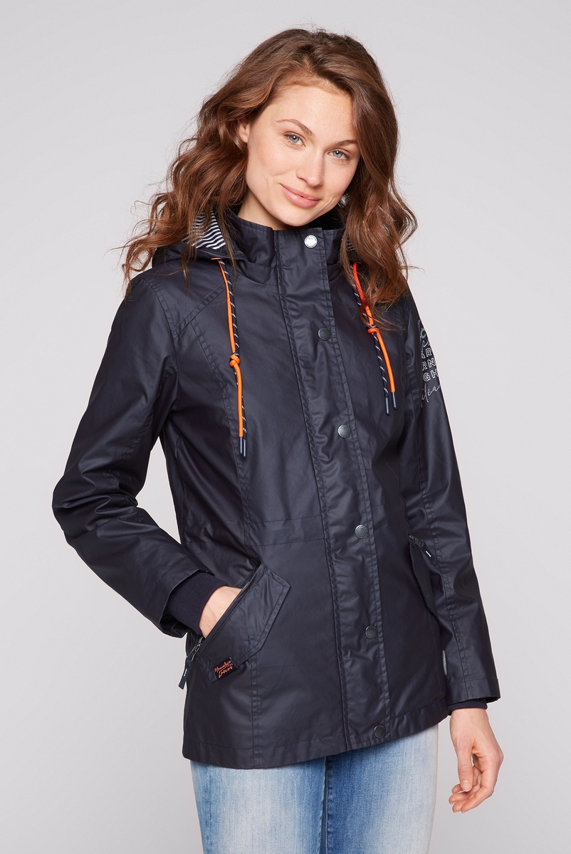 куртка с капюшоном horizon navy