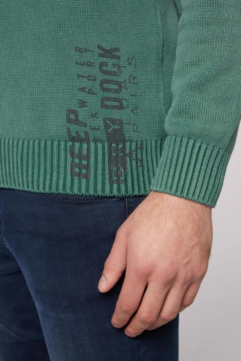 пуловер dark green