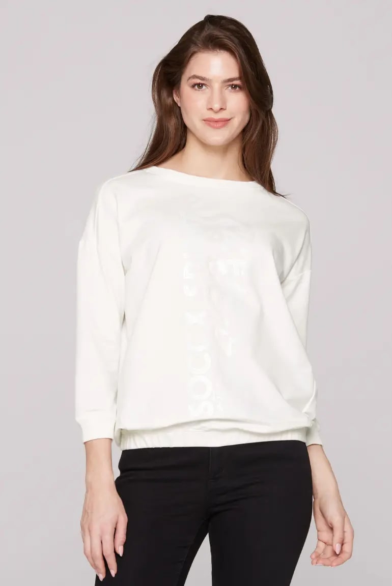 свитшот oversize ivory