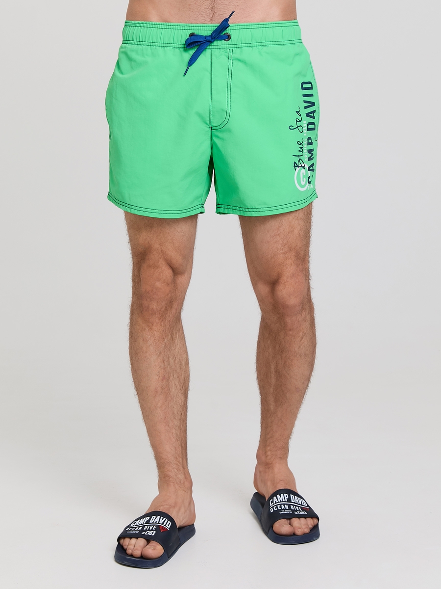 шорты пляжные electric green