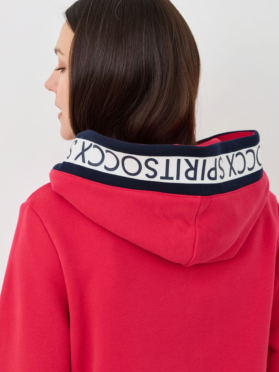 толстовка clear red