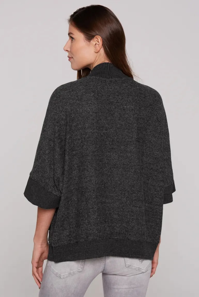 пуловер oversize black