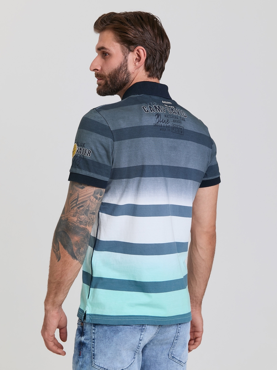 поло stripe cool mint