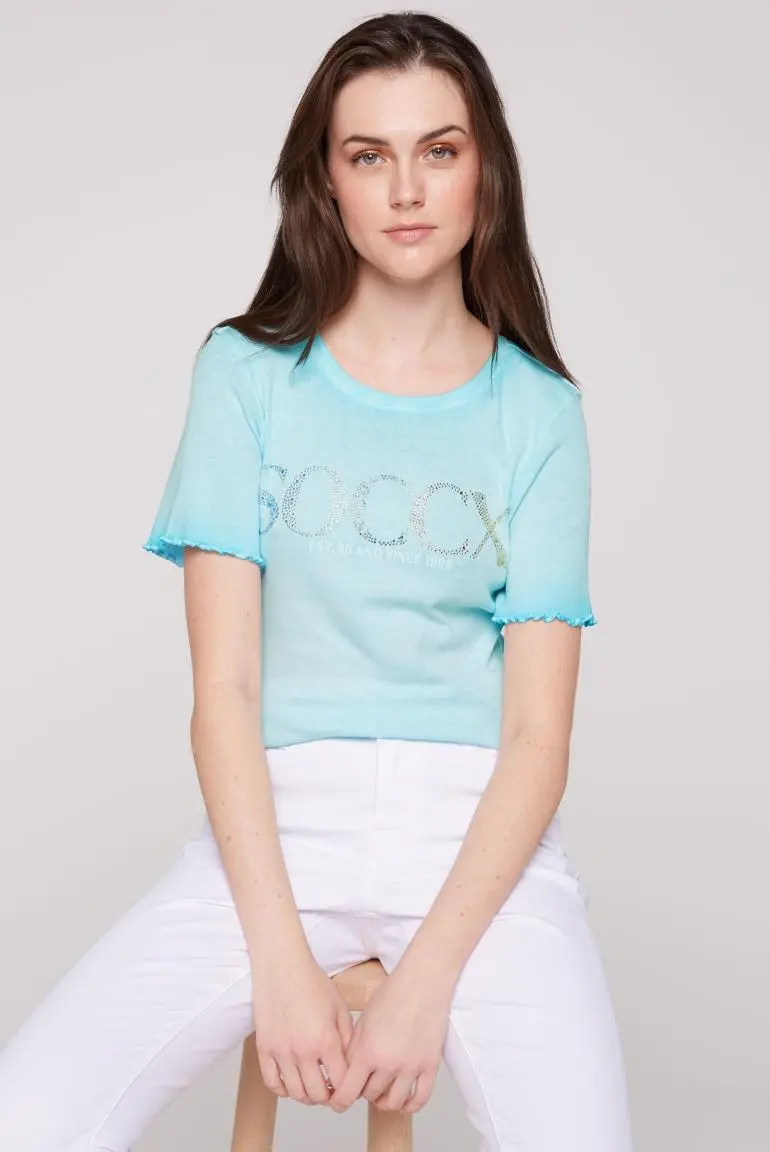 футболка HO:LLY lagoon blue