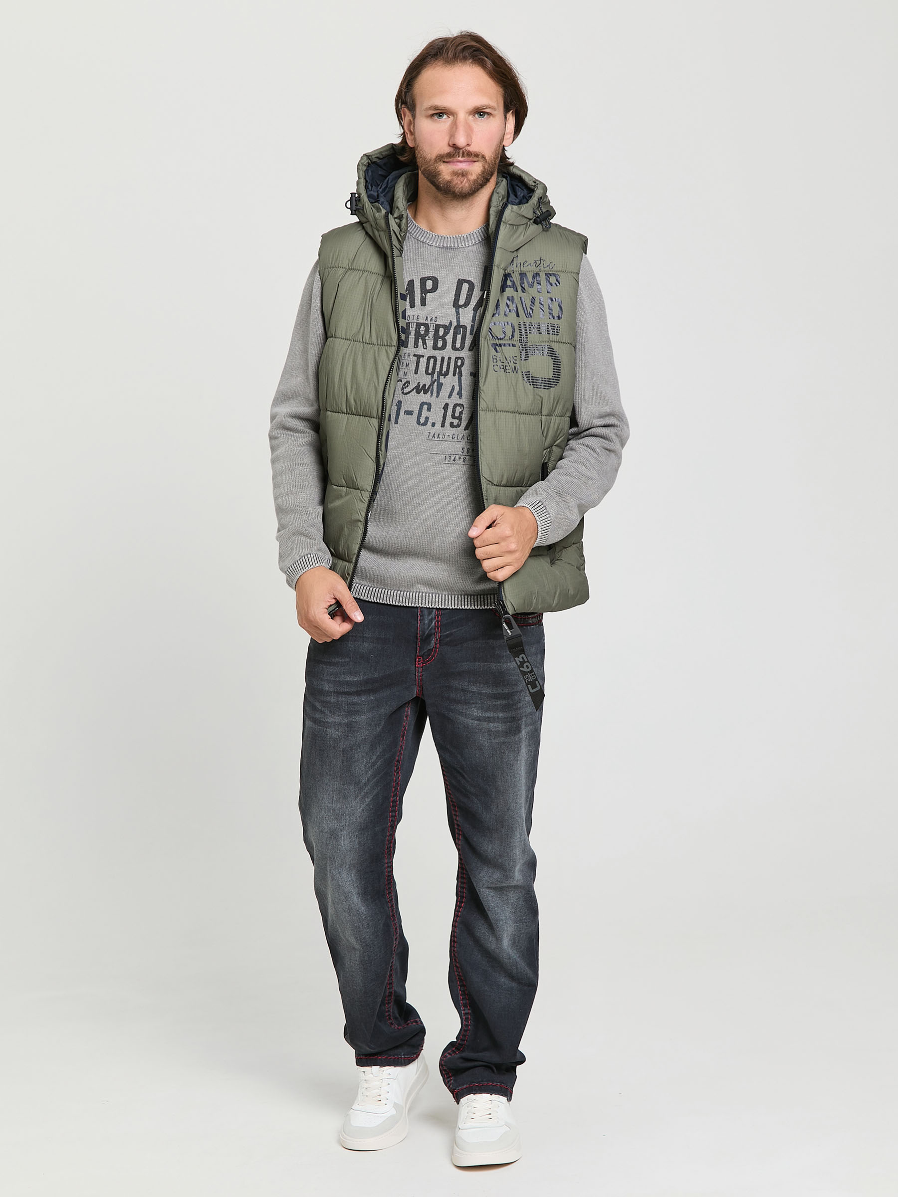 жилет medium khaki