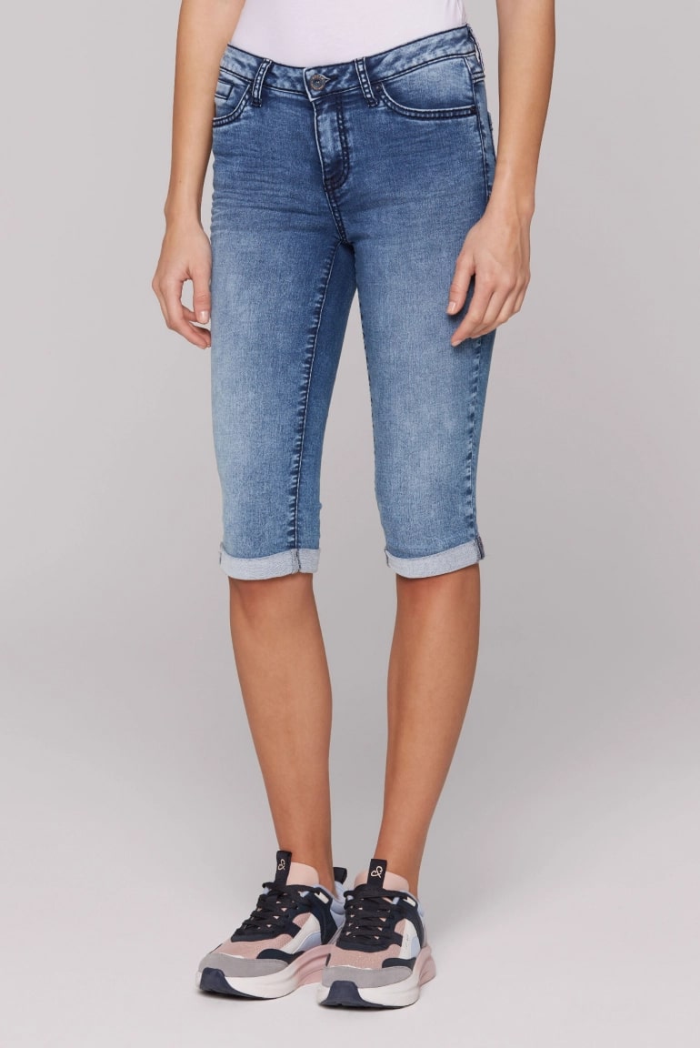 джинсы RO:MY mid blue jogg