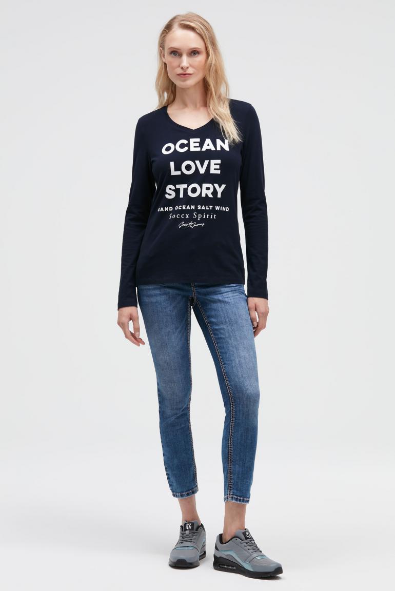 лонгслив blue navy