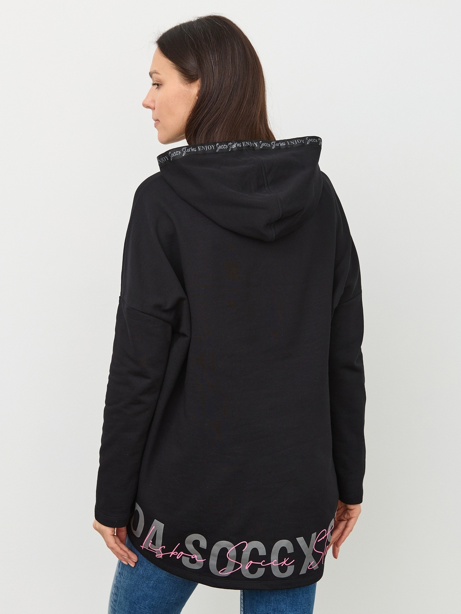 худи oversize black