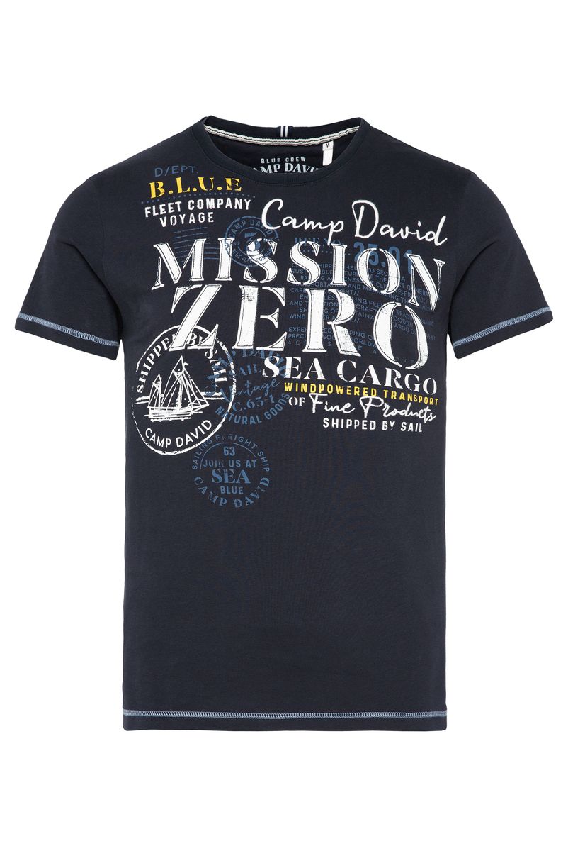 футболка GOTS 100% deep sea