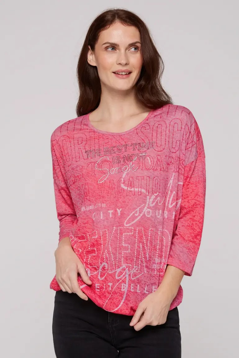 блуза pinky red