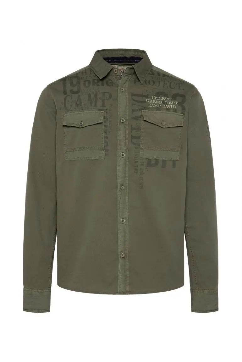 рубашка medium khaki