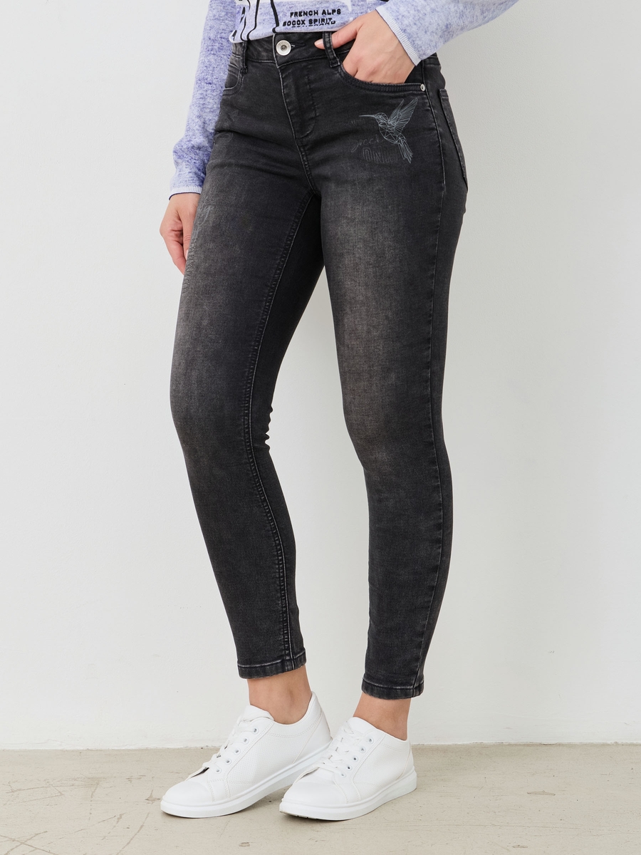 джинсы MI:RA:S125 grey printed